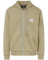 Iceberg - Logo-Print Zip-Up Hoodie - Lyst