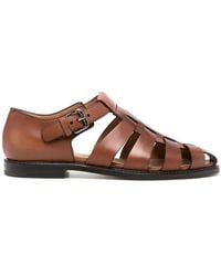 Church's - Buckled Leather Sandals - Lyst