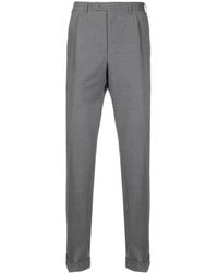 Canali - Straight-Leg Wool Tailored Trousers - Lyst