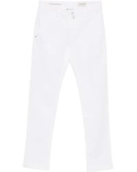 Jacob Cohen - Pantalones rectos con pinzas - Lyst