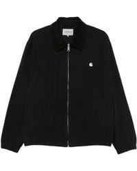 Carhartt - Madison Logo-Embroidered Corduroy-Collar Zip-Up Ripstop Cotton Jacket - Lyst