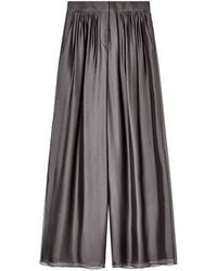 Giorgio Armani - Pleated Palazzo Pants - Lyst