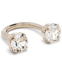 Justine Clenquet - Rae Crystal-embellished Ring - Lyst