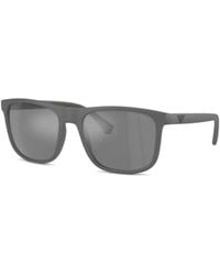 Emporio Armani - Square-Frame Sunglasses - Lyst