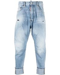 DSquared² - Jean Crop À Coupe Ample - Lyst