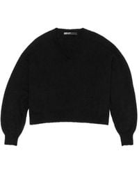 Bimba Y Lola - Trui Met Ballonmouwen En V-Hals - Lyst