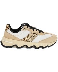 Sorel - Kinetic Ember Animal-Print Sneakers - Lyst