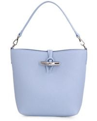 Longchamp - Mini Le Roseau Leather Shoulder Bag - Lyst