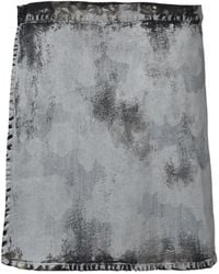 FILTH - Gerafelde Denim Rok - Lyst