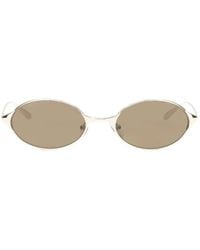 McQueen - Neo Oval Sunglasses - Lyst