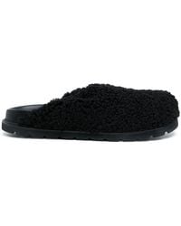 Reike Nen - Faux-Fur Slip-On Loafers - Lyst