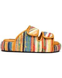 Simon Miller - Cro Sandalen Mit Klettverschluss - Lyst