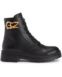 Giuseppe Zanotti - Harlock Zali Biker Boots - Lyst