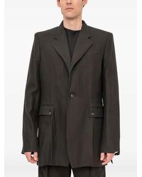 Setchu - Einreihiger Mantel - Lyst