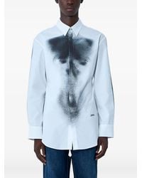 Jean Paul Gaultier - Print-Detail Button-Fastening Shirt - Lyst