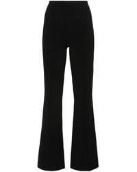 Ermanno Scervino - Flared Silhouette Pants With Fitted Waist - Lyst