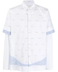 Givenchy - Cut-up Ss Shirt - Lyst
