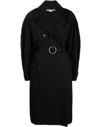 Stella McCartney - Double-breasted Belted Trench Coat - Lyst
