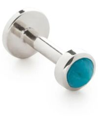 Monica Vinader - 14Kt Mini Gem Post Earring - Lyst