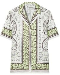 Tory Burch - Silk Camp Shirt - Lyst