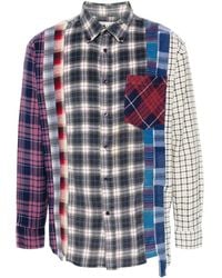 Needles - Patchwork-Design Shirt - Lyst