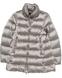 Moorer - Quilted-Design Coat - Lyst
