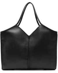 Hereu - Calella V-Neck Calfskin Tote Bag - Lyst