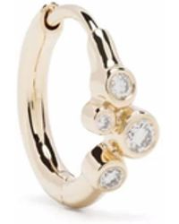 Maria Black - 14Kt Elena Diamond Huggie Earring - Lyst