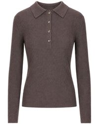 P.A.R.O.S.H. - Ribgebreide Polotop - Lyst