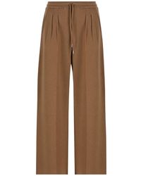 Max Mara - Pantalon Plissé À Lien De Resserrage - Lyst