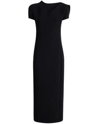 KHAITE - Iryl Short Sleeve Midi Dress - Lyst