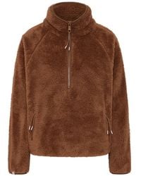 The Upside - Harlow Fleece Half-Zip Sweatshirt - Lyst