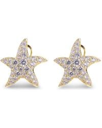 Eshvi - Starfish Earrings - Lyst