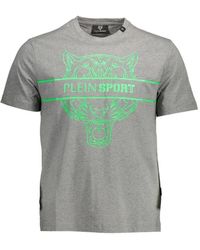 Philipp Plein - Tiger-Print Logo-Detail T-Shirt - Lyst