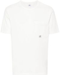 C.P. Company - Logo-print Patch-pocket T-shirt - Lyst