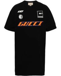 Gucci - Logo-Print Cotton T-Shirt - Lyst