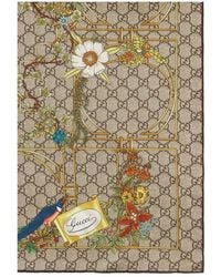 Gucci - Printed Silk Twill Carré - Lyst