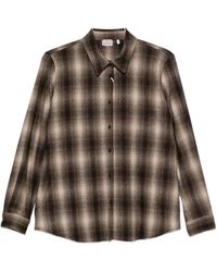 Emme - Check-Print Shirt - Lyst