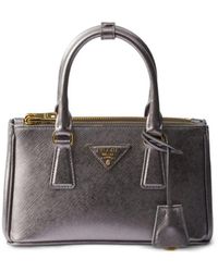 Prada - Galleria Mini-Handtasche Aus Leder - Lyst