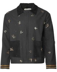 BAZISZT - Plomb Bead-Embellished Corduroy Jacket - Lyst