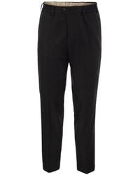 PT Torino - The Rebel Flat Tapered Trousers - Lyst