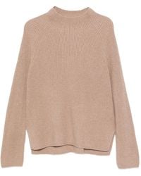 Max Mara - Ribbed-Knit High-Neck Sweater - Lyst