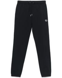 Fred Perry - Logo-Embroidered Track Pants - Lyst