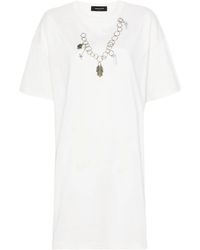 Fabiana Filippi - Graphic-Print T-Shirt Minidress - Lyst