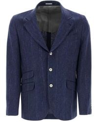 Brunello Cucinelli - Notched-Lapel Blazer - Lyst