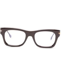 Victoria Beckham - Rectangle-Frame Glasses - Lyst