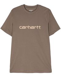 Carhartt - Script Katoenen T-shirt - Lyst
