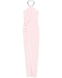 Amen - Twisted Halter-Neck Maxi Dress - Lyst