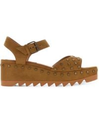 Stella McCartney - Elyse Stud-Embellished Sandals - Lyst