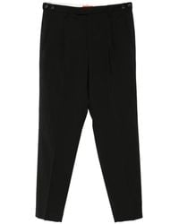 Barena - Masco Tropical Broek Met Knopen - Lyst